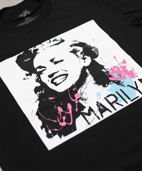 ARCHIVER（アーカイバ）の「【Radio Days】MARILYN MONROE S/S TEE（Tシャツ/カットソー・メンズ・ブラック/ホワイト・LARGE/MEDIUM）」の9枚目の写真