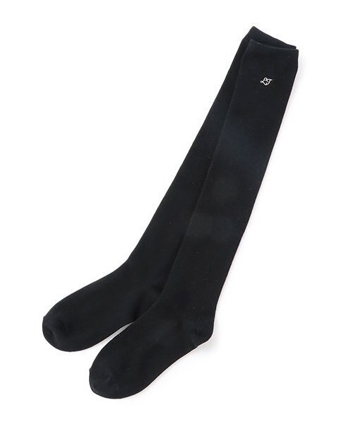 LOVETOXIC(ラブトキシック)の「【卒服】【セレモニー】ワンポイント刺しゅうニーハイソックス(ソックス/靴下・キッズ・ネイビー/ブラック・23-25cm)」の2枚目の写真