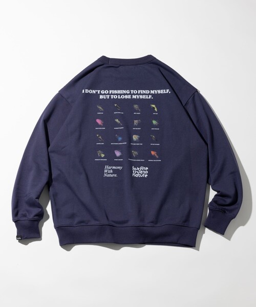 セール】Foxfire/フォックスファイヤー 別注 Foxfire プリントクルー