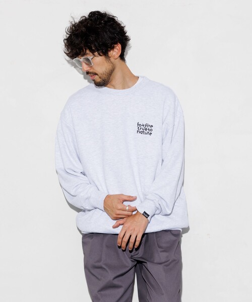 セール】Foxfire/フォックスファイヤー 別注 Foxfire プリントクルー