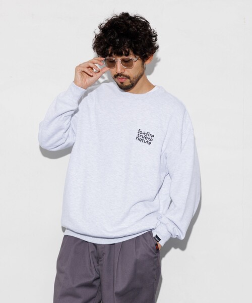 セール】Foxfire/フォックスファイヤー 別注 Foxfire プリントクルー