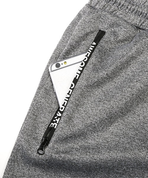 LUXSTYLE(ラグスタイル)の「ジップロゴポケットジョガーパンツ(スウェットパンツ・メンズ・ブラックミックス/杢グレー/ブラック・L/M/XL)」の22枚目の写真