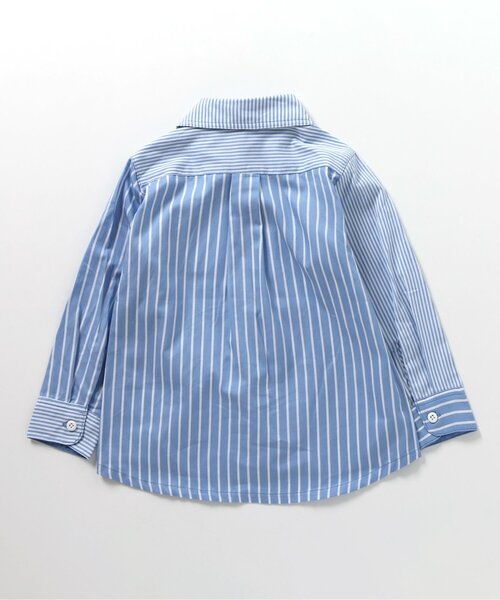 apres les cours（アプレレクール）の「フォーマルシャツ（シャツ/ブラウス・キッズ・ストライプ/オフホワイト・90/100/110/120/130）」の8枚目の写真