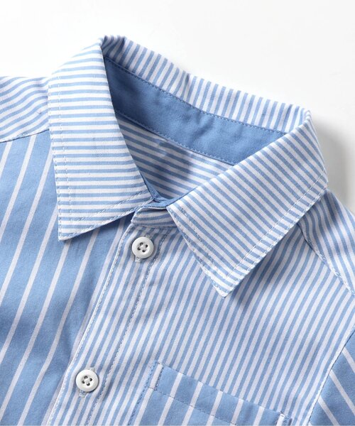 apres les cours（アプレレクール）の「フォーマルシャツ（シャツ/ブラウス・キッズ・ストライプ/オフホワイト・90/100/110/120/130）」の10枚目の写真