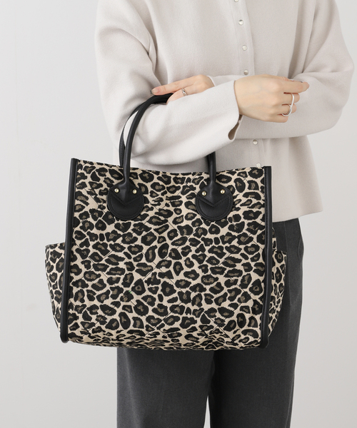 cache cache(カシュ カシュ)の「cache cache/カシュカシュ キルティンクレオパTOTE(トートバッグ・レディース・ブラウン・FREE)」の16枚目の写真