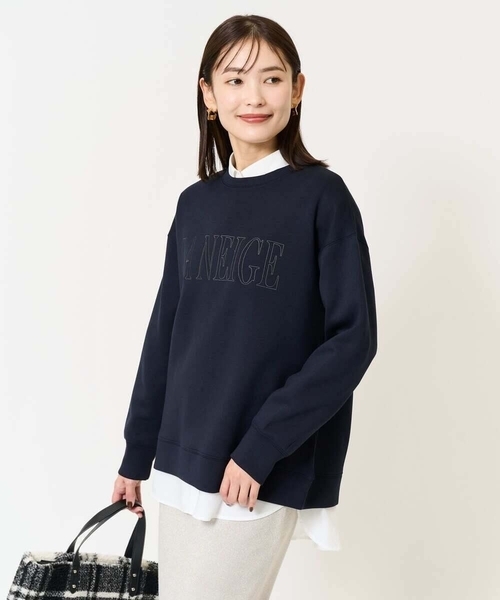 a.v.v（アーヴェヴェ）の「ロゴスウェット（スウェット・レディース・ネイビー/グレー系その他・36/38/40/34/42）」の22枚目の写真