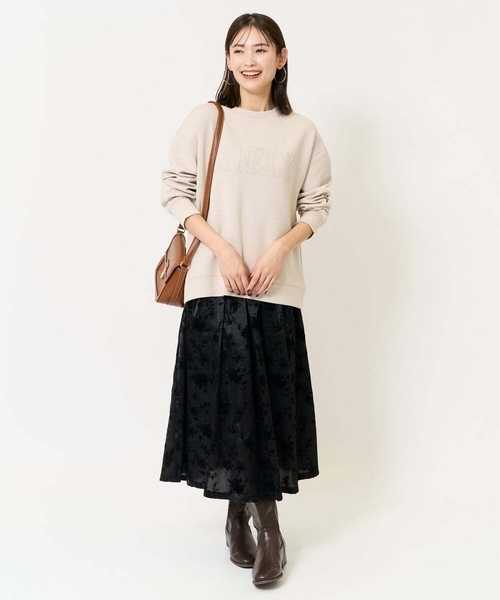 a.v.v（アーヴェヴェ）の「ロゴスウェット（スウェット・レディース・ネイビー/グレー系その他・36/38/40/34/42）」の6枚目の写真