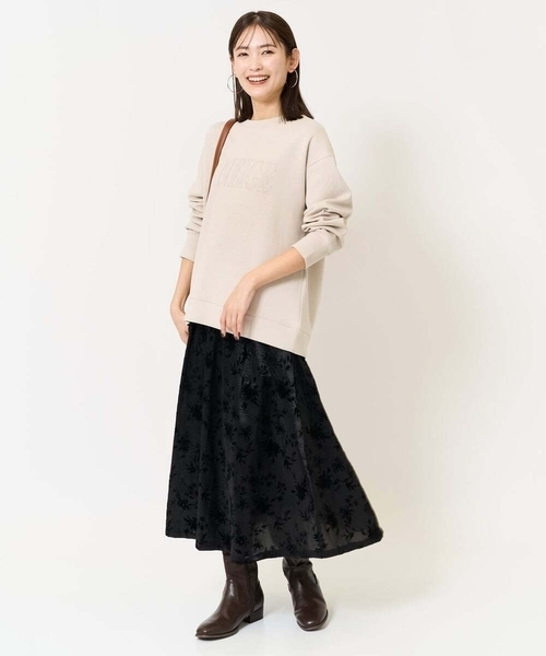 a.v.v（アーヴェヴェ）の「ロゴスウェット（スウェット・レディース・ネイビー/グレー系その他・36/38/40/34/42）」の7枚目の写真