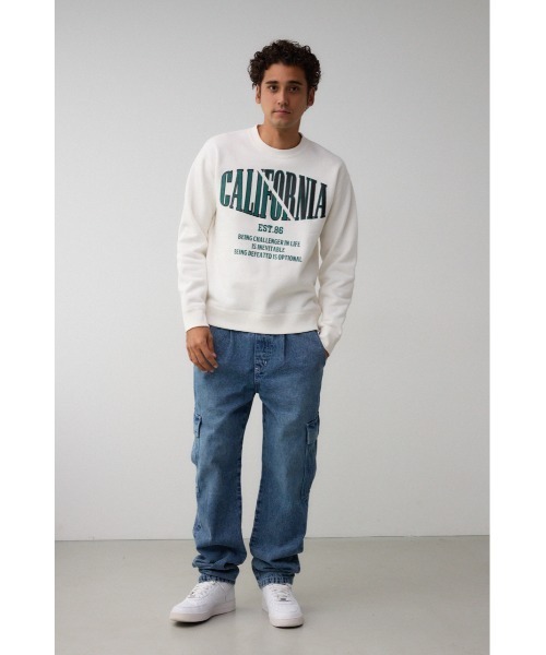 AZUL by moussy(アズールバイマウジー)の「Abel&Co USA ヴィンテージスウェット(スウェット・メンズ・ブラック/オフホワイト/ブルー/杢グレー・FREE)」の7枚目の写真