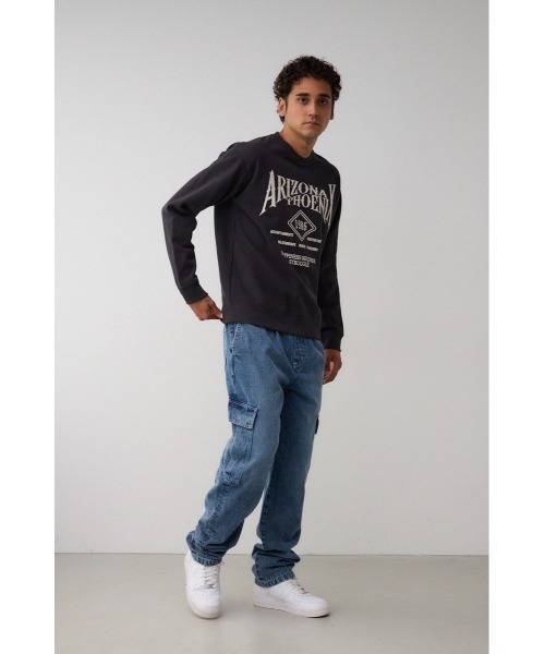 AZUL by moussy(アズールバイマウジー)の「Abel&Co USA ヴィンテージスウェット(スウェット・メンズ・ブラック/オフホワイト/ブルー/杢グレー・FREE)」の18枚目の写真