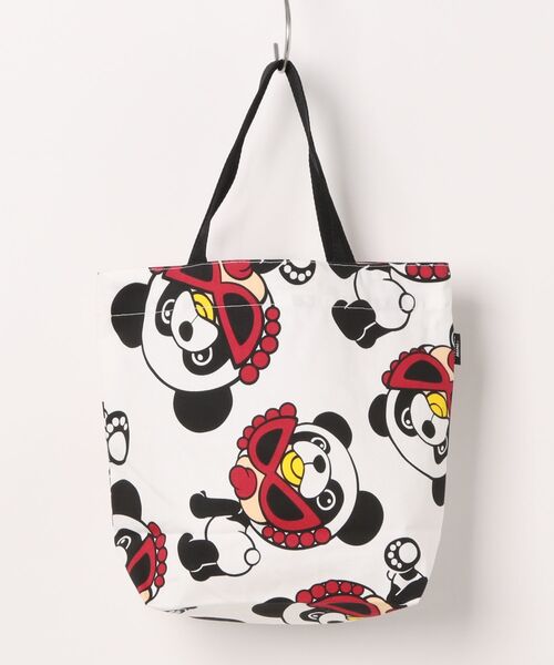 HYSTERIC MINI（ヒステリックミニ）の「Hystericmini PANDAMINI総柄ミニトート（ショルダーバッグ・キッズ・ホワイト系その他・FREE）」の2枚目の写真