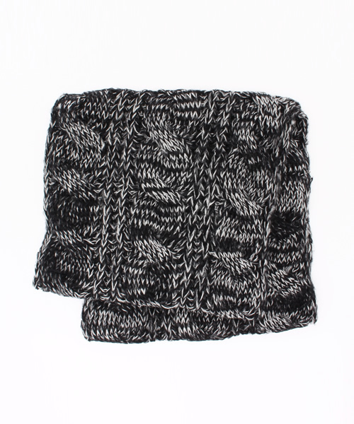 VENCEEXCHANGE（ヴァンスエクスチェンジ）の「ミックス調スヌード                    （ストール/ショール・メンズ・ネイビー/コーラル/ブラック・FREE）」の4枚目の写真