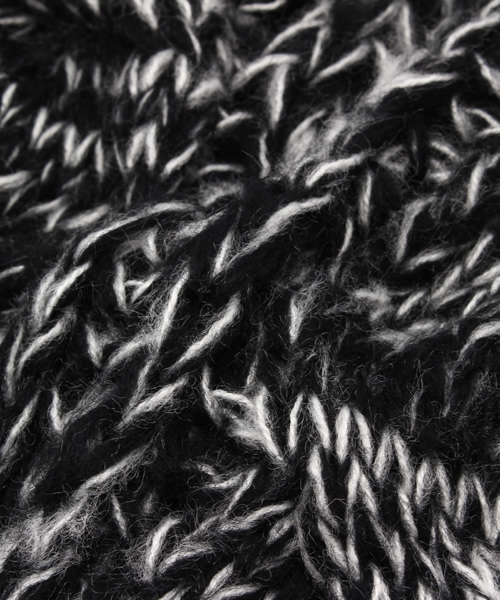 VENCEEXCHANGE（ヴァンスエクスチェンジ）の「ミックス調スヌード                    （ストール/ショール・メンズ・ネイビー/コーラル/ブラック・FREE）」の5枚目の写真