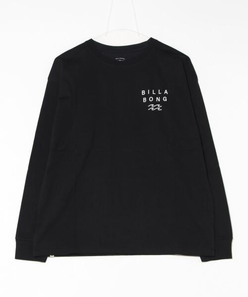 BILLABONG（ビラボン）の「BILLABONG レディース CLEAN LOGO LOOSE LS TEE ロンＴ 【2025年春夏モデル】/ビラボンワンポイントロゴ長袖ロンT（Tシャツ/カットソー・レディース・ホワイト/ミント/イエロー/ブラック・MEDIUM/LARGE）」の4枚目の写真