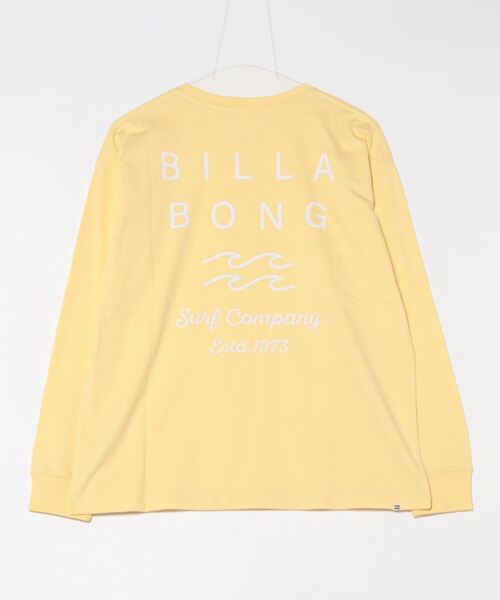 BILLABONG（ビラボン）の「BILLABONG レディース CLEAN LOGO LOOSE LS TEE ロンＴ 【2025年春夏モデル】/ビラボンワンポイントロゴ長袖ロンT（Tシャツ/カットソー・レディース・ホワイト/ミント/イエロー/ブラック・MEDIUM/LARGE）」の5枚目の写真