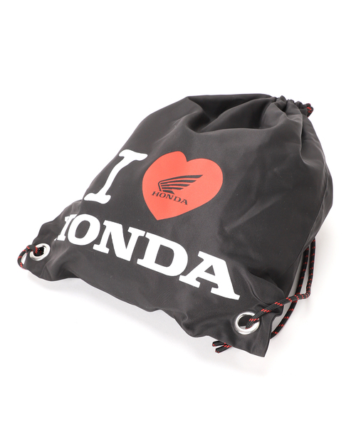 B.C STOCK(ベーセーストック)の「【HONDA / ホンダ】別注 ナップサック(クラッチバッグ・メンズ・ブラック/レッド・FREE)」の9枚目の写真