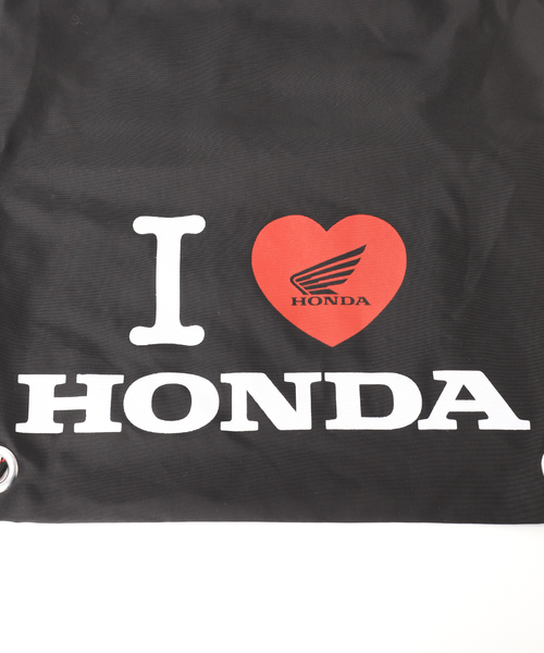 B.C STOCK(ベーセーストック)の「【HONDA / ホンダ】別注 ナップサック(クラッチバッグ・メンズ・ブラック/レッド・FREE)」の6枚目の写真