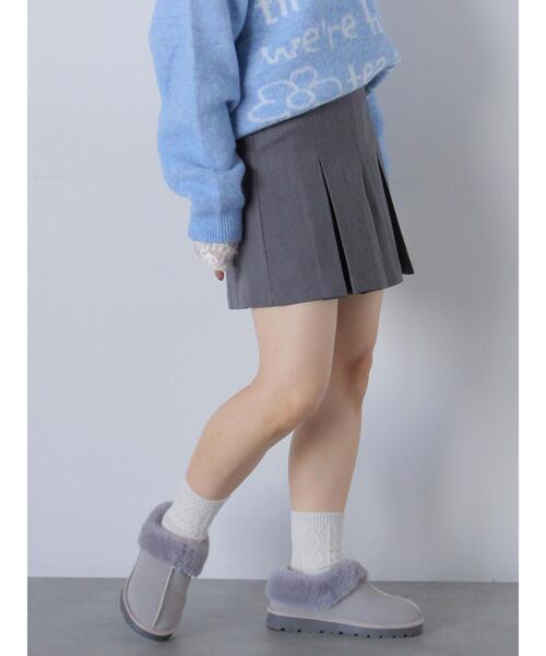 ehka sopo（エヘカソポ）の「ボックスタックショートパンツ（その他パンツ・レディース・グレー/ブラック/ベージュ・F）」の2枚目の写真