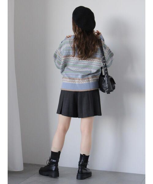 ehka sopo（エヘカソポ）の「ボックスタックショートパンツ（その他パンツ・レディース・グレー/ブラック/ベージュ・F）」の12枚目の写真