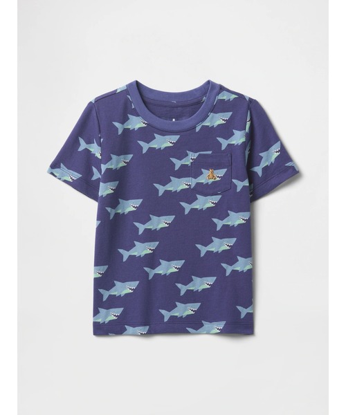 GAP(ギャップ)の「ブラナン フェイバリット ポケットTシャツ (幼児・ベビー)(Tシャツ/カットソー・キッズ・ブルー/レッド系その他/ベージュ/オレンジ/マルチ/ブルー系その他・80cm/100cm/105cm/110cm/95cm/90cm)」の3枚目の写真
