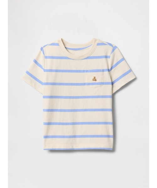 GAP(ギャップ)の「ブラナン フェイバリット ポケットTシャツ (幼児・ベビー)(Tシャツ/カットソー・キッズ・ブルー/レッド系その他/ベージュ/オレンジ/マルチ/ブルー系その他・80cm/100cm/105cm/110cm/95cm/90cm)」の2枚目の写真