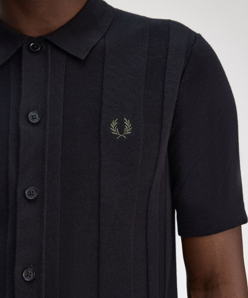 セール】Button Through Short Sleeve Polo Shirt／ボタンスルー
