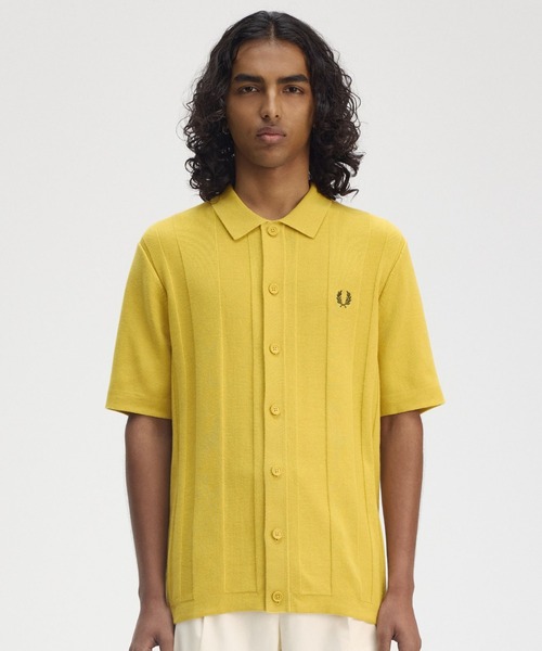 FRED PERRY（フレッドペリー）の「Button Through Short Sleeve Polo