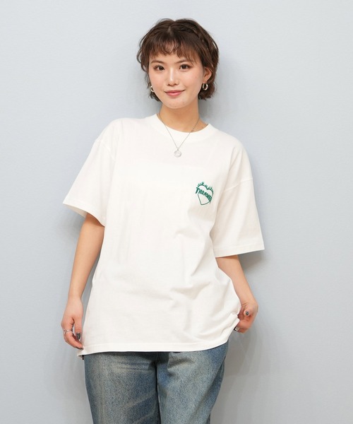 THRASHER(スラッシャー)の「THRASHER/スラッシャー バーニングハートTシャツ 252TH2ST030(Tシャツ/カットソー・レディース・ブラック×レッド/ホワイト×レッド/ブラック×ブルー/ブラック×グリーン/ホワイト×グリーン/ホワイト×ブルー・L/M/XL)」の12枚目の写真
