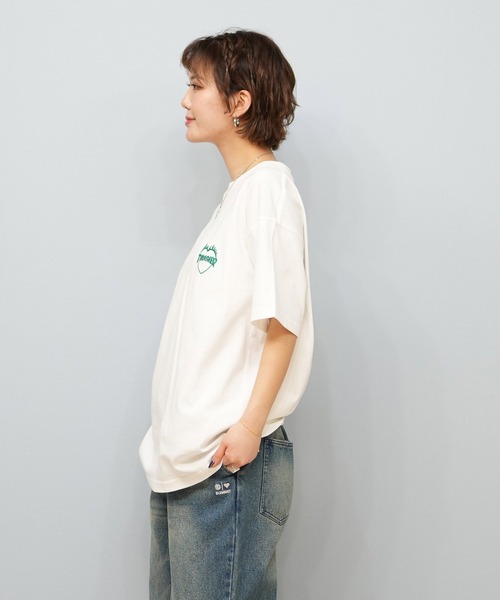 THRASHER(スラッシャー)の「THRASHER/スラッシャー バーニングハートTシャツ 252TH2ST030(Tシャツ/カットソー・レディース・ブラック×レッド/ホワイト×レッド/ブラック×ブルー/ブラック×グリーン/ホワイト×グリーン/ホワイト×ブルー・L/M/XL)」の13枚目の写真