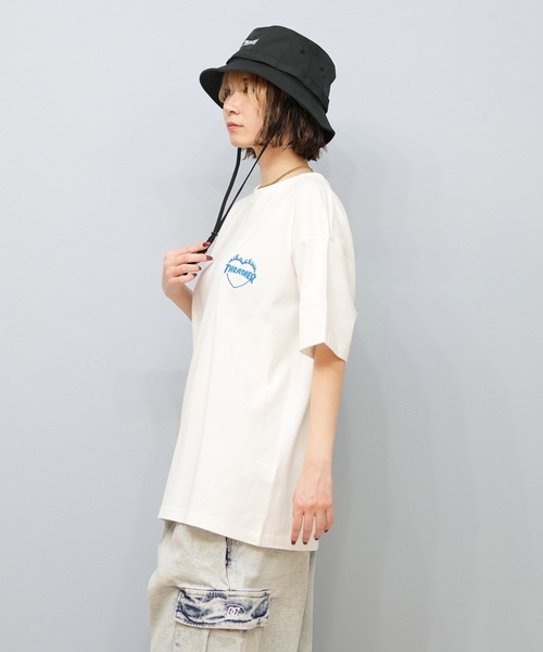 THRASHER(スラッシャー)の「THRASHER/スラッシャー バーニングハートTシャツ 252TH2ST030(Tシャツ/カットソー・レディース・ブラック×レッド/ホワイト×レッド/ブラック×ブルー/ブラック×グリーン/ホワイト×グリーン/ホワイト×ブルー・L/M/XL)」の18枚目の写真