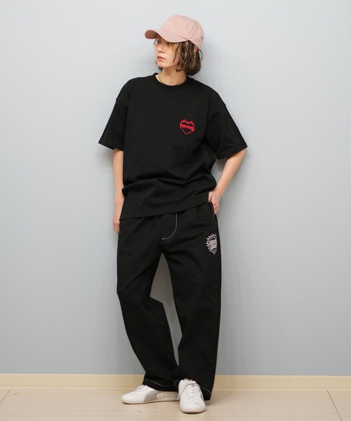 THRASHER スラッシャー 半袖 Tシャツ レディース バーニングハートTシャツ 252TH2ST033 セール】THRASHER/スラッシャー バーニングハートTシャツ