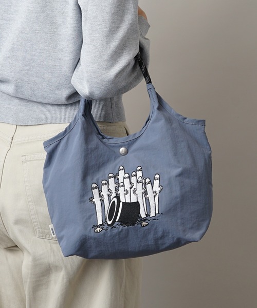 MOOMIN（ムーミン）の「【MOOMIN】(ムーミン) 2WAY ショルダーバッグ ハンドバッグ RMPK-02（ショルダーバッグ・レディース・サックスブルー/グレー/レッド/ネイビー/ベージュ/ライトグレー/カーキ/ピンク/レッド系2/グリーン/アッシュグレー・ONE SIZE）」の8枚目の写真