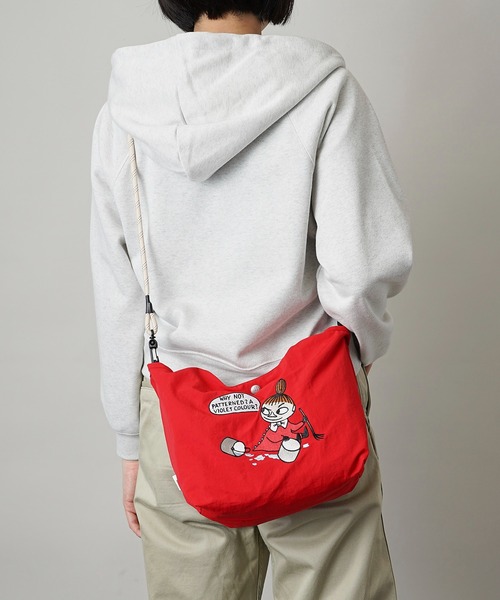 MOOMIN（ムーミン）の「【MOOMIN】(ムーミン) 2WAY ショルダーバッグ ハンドバッグ RMPK-02（ショルダーバッグ・レディース・サックスブルー/グレー/レッド/ネイビー/ベージュ/ライトグレー/カーキ/ピンク/レッド系2/グリーン/アッシュグレー・ONE SIZE）」の15枚目の写真