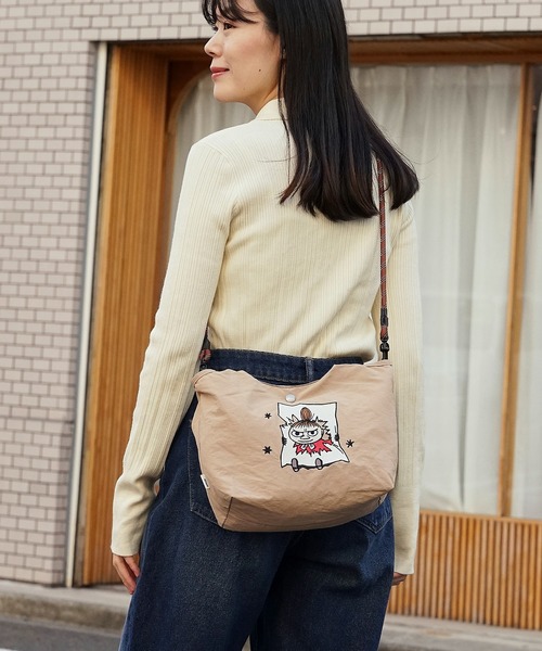 MOOMIN（ムーミン）の「【MOOMIN】(ムーミン) 2WAY ショルダーバッグ ハンドバッグ RMPK-02（ショルダーバッグ・レディース・サックスブルー/グレー/レッド/ネイビー/ベージュ/ライトグレー/カーキ/ピンク/レッド系2/グリーン/アッシュグレー・ONE SIZE）」の13枚目の写真