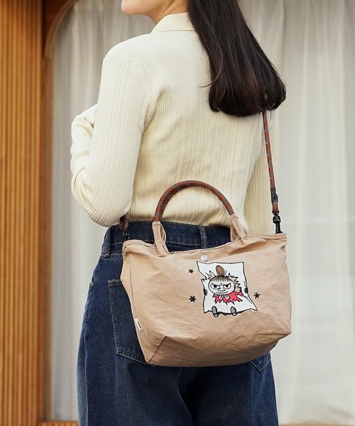 MOOMIN（ムーミン）の「【MOOMIN】(ムーミン) 2WAY ショルダーバッグ ハンドバッグ RMPK-02（ショルダーバッグ・レディース・サックスブルー/グレー/レッド/ネイビー/ベージュ/ライトグレー/カーキ/ピンク/レッド系2/グリーン/アッシュグレー・ONE SIZE）」の14枚目の写真