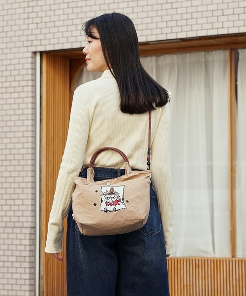 MOOMIN（ムーミン）の「【MOOMIN】(ムーミン) 2WAY ショルダーバッグ ハンドバッグ RMPK-02（ショルダーバッグ・レディース・サックスブルー/グレー/レッド/ネイビー/ベージュ/ライトグレー/カーキ/ピンク/レッド系2/グリーン/アッシュグレー・ONE SIZE）」の12枚目の写真