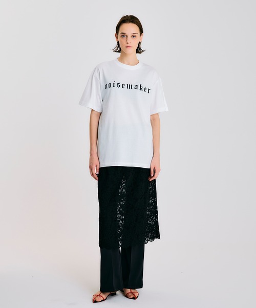 NOISE MAKER（ノイズメーカー）の「レーススカートレイヤードパンツ【MADE IN JAPAN】（その他パンツ・レディース・ホワイト/ブラック・36/38）」の2枚目の写真