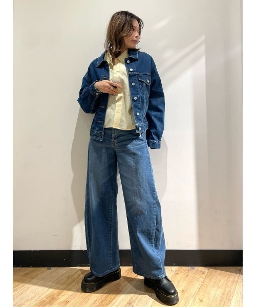 SOMETHING(サムシング)の「SOMETHING(サムシング)【レディース】「HANA」カーブテーパード(デニムパンツ・レディース・ダークインディゴブルー・M/L/XS/S)」の16枚目の写真