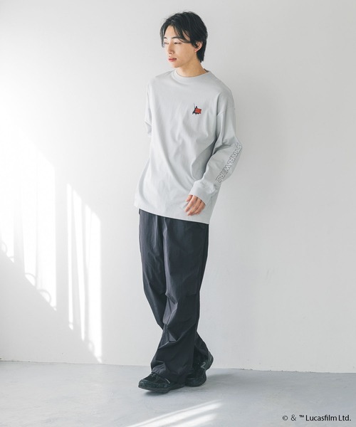 LOWRYS FARM(ローリーズファーム)の「【STAR WARS】ロンT 291002(Tシャツ/カットソー・メンズ・グレー/オフホワイト/ブラック・LARGE/MEDIUM)」の20枚目の写真