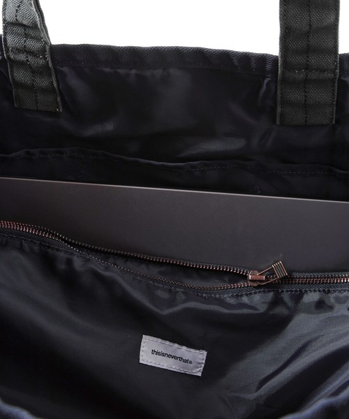 thisisneverthat（ディスイズネバーザット）の「Canvas Tote Bag（トートバッグ・メンズ・ブラック/ネイビー・FREE）」の13枚目の写真