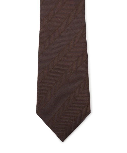 Perfect Suit FActory（パーフェクトスーツファクトリー）の「【テフロン加工】ネクタイ　ブラウン（ネクタイ・メンズ・ブラウン・FREE）」の2枚目の写真