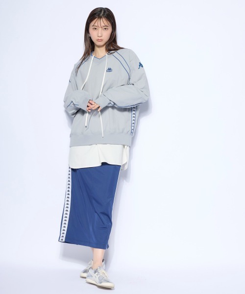 Kappa(カッパ)の「サイドテープ ジャージスカート(スカート・レディース・ネイビー/ホワイト・MEDIUM/LARGE/X-LARGE)」の19枚目の写真
