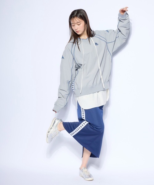 Kappa(カッパ)の「サイドテープ ジャージスカート(スカート・レディース・ネイビー/ホワイト・MEDIUM/LARGE/X-LARGE)」の20枚目の写真