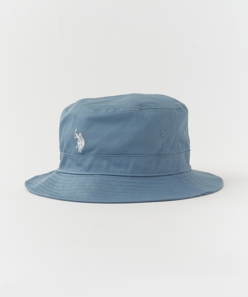 U.S. POLO ASSN.（ユーエスポロアッスン）の「U.S. POLO ASSN./ユーエスポロアッスン ツイルバケットハット（ハット・メンズ・ベージュ/ブラック/オフホワイト/ネイビー/ブルーグレー/カーキ・FREE）」の3枚目の写真
