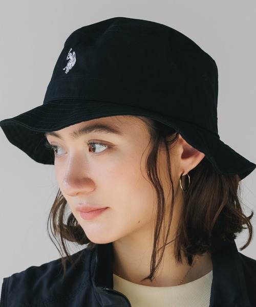 U.S. POLO ASSN./ユーエスポロアッスン ツイルバケットハット