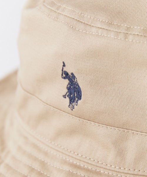 U.S. POLO ASSN.（ユーエスポロアッスン）の「U.S. POLO ASSN./ユーエスポロアッスン ツイルバケットハット（ハット・メンズ・ベージュ/ブラック/オフホワイト/ネイビー/ブルーグレー/カーキ・FREE）」の14枚目の写真