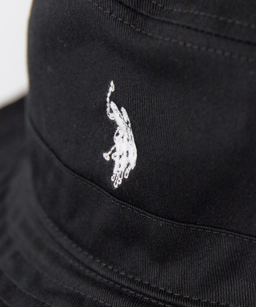 U.S. POLO ASSN.（ユーエスポロアッスン）の「U.S. POLO ASSN./ユーエスポロアッスン ツイルバケットハット（ハット・メンズ・ベージュ/ブラック/オフホワイト/ネイビー/ブルーグレー/カーキ・FREE）」の13枚目の写真