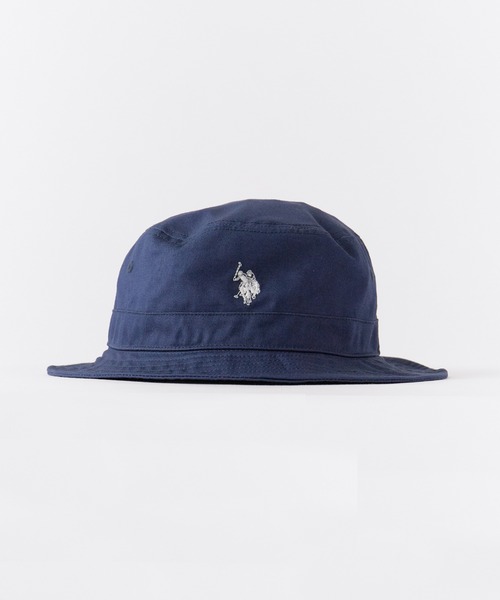 U.S. POLO ASSN.（ユーエスポロアッスン）の「U.S. POLO ASSN./ユーエスポロアッスン ツイルバケットハット（ハット・メンズ・ベージュ/ブラック/オフホワイト/ネイビー/ブルーグレー/カーキ・FREE）」の9枚目の写真