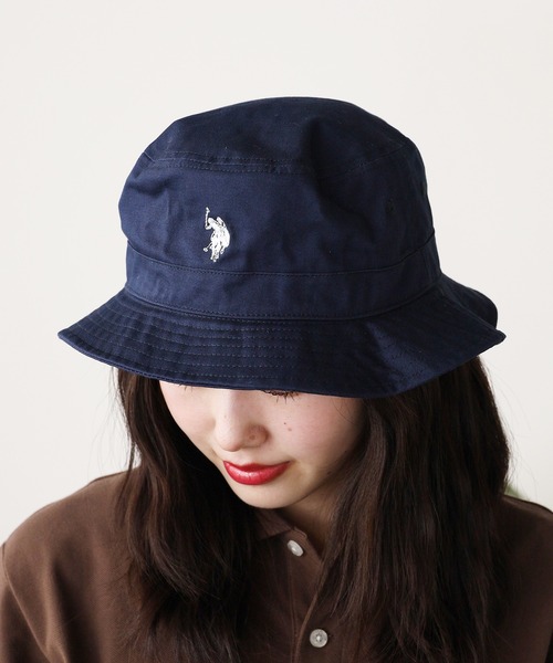 U.S. POLO ASSN.（ユーエスポロアッスン）の「U.S. POLO ASSN./ユーエスポロアッスン ツイルバケットハット（ハット・メンズ・ベージュ/ブラック/オフホワイト/ネイビー/ブルーグレー/カーキ・FREE）」の11枚目の写真