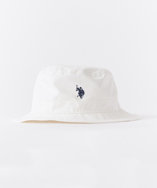 U.S. POLO ASSN.（ユーエスポロアッスン）の「U.S. POLO ASSN./ユーエスポロアッスン ツイルバケットハット（ハット・メンズ・ベージュ/ブラック/オフホワイト/ネイビー/ブルーグレー/カーキ・FREE）」の21枚目の写真